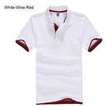 Load image into Gallery viewer, URSPORTTECH Men's Polo Shirt For Men Desiger Polos Men Cotton Short Sleeve shirt Clothes jerseys golftennis Plus Size XS- XXXL
