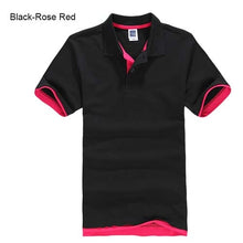 Load image into Gallery viewer, URSPORTTECH Men's Polo Shirt For Men Desiger Polos Men Cotton Short Sleeve shirt Clothes jerseys golftennis Plus Size XS- XXXL