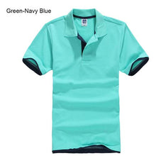 Load image into Gallery viewer, URSPORTTECH Men&#39;s Polo Shirt For Men Desiger Polos Men Cotton Short Sleeve shirt Clothes jerseys golftennis Plus Size XS- XXXL
