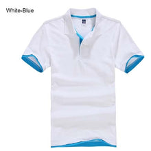 Load image into Gallery viewer, URSPORTTECH Men&#39;s Polo Shirt For Men Desiger Polos Men Cotton Short Sleeve shirt Clothes jerseys golftennis Plus Size XS- XXXL
