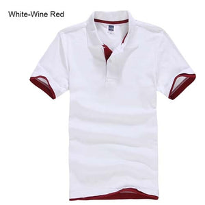 URSPORTTECH Men's Polo Shirt For Men Desiger Polos Men Cotton Short Sleeve shirt Clothes jerseys golftennis Plus Size XS- XXXL