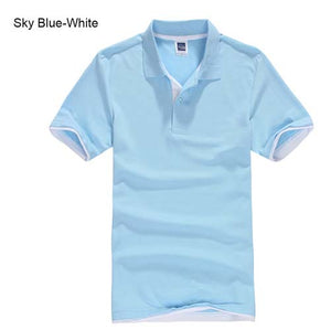 URSPORTTECH Men's Polo Shirt For Men Desiger Polos Men Cotton Short Sleeve shirt Clothes jerseys golftennis Plus Size XS- XXXL